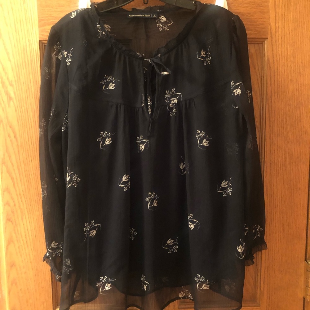 Abercrombie & Finch Sheer Blouse